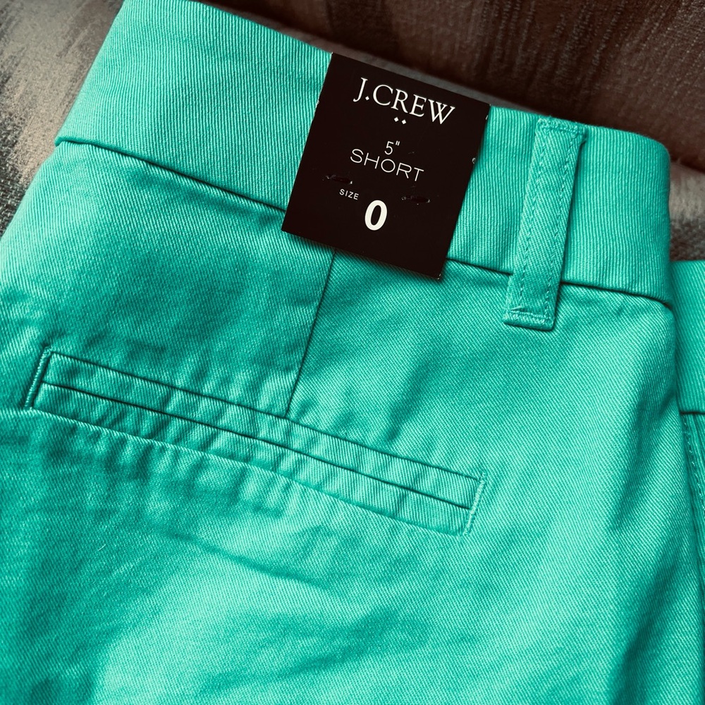 J. Crew Aqua Green Shorts